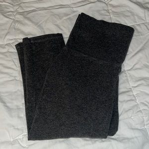 Grey shin length leggings